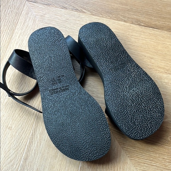 WConcept Black Leather Sandals, 37 - Picture 16 of 17